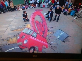 DIBUJOS 3D (street art) - TONI ORTIZ